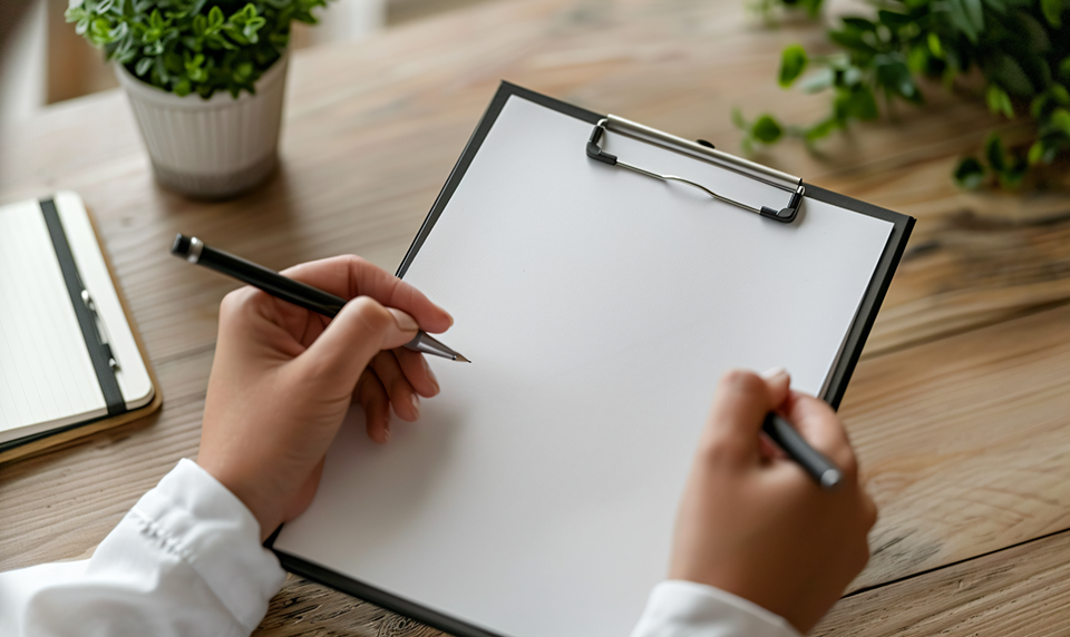 千庫網(wǎng)_無法辨認的人在剪貼板復制空間上書寫_攝影圖編號20928457